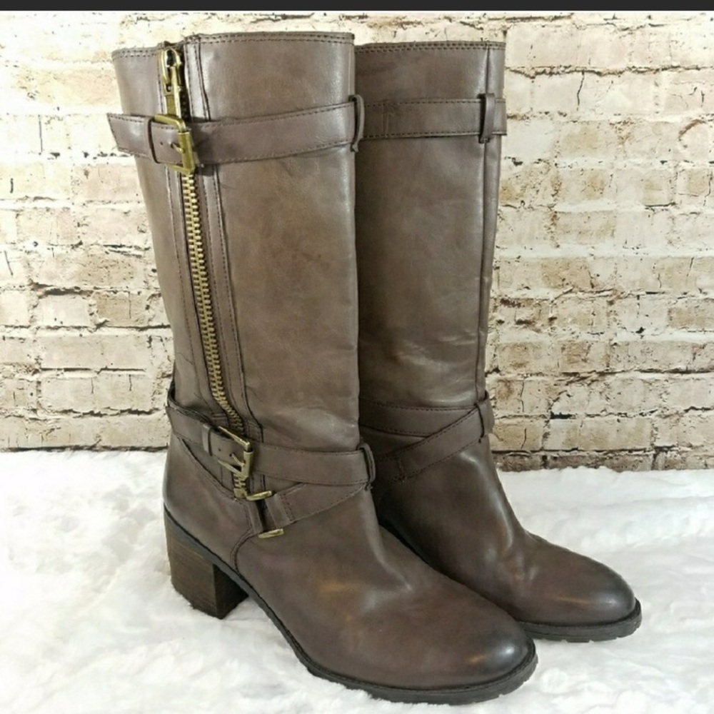 Franco Sarto brown taupe boots 9.5